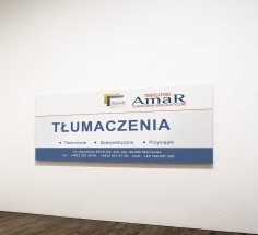 Tablica reklamowa PCV 5mm