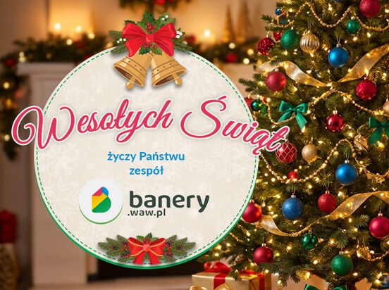 Życzenia świąteczne od zespołu Banery.waw.pl