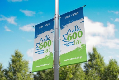 Uchwyty flagowe i flagi dwustronne - na 600-lecie Ełku