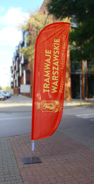 flagi tramwaje warszawskie